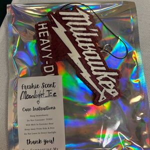 Red and White Milwaukee Heavy-D Keychain